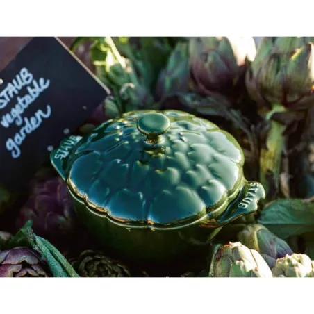 Staub ceramic petite artichoke cocotte - Mimocook