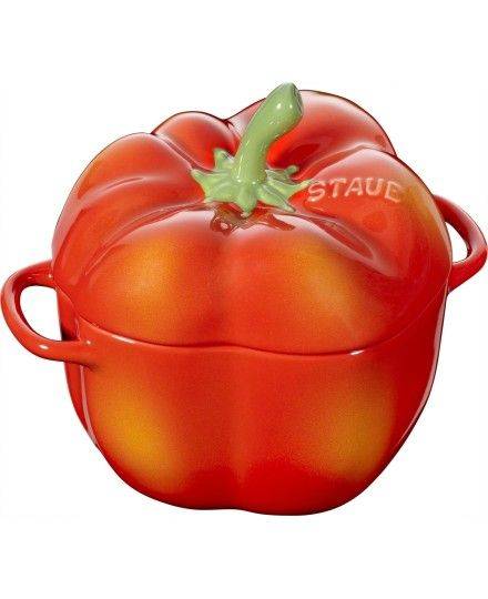 Staub Cocotte 11 cm Paprika Keramik | Staub | Mimocook