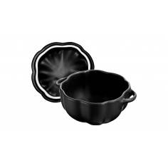 Staub black ceramic petite pumpkin cocotte - Mimocook