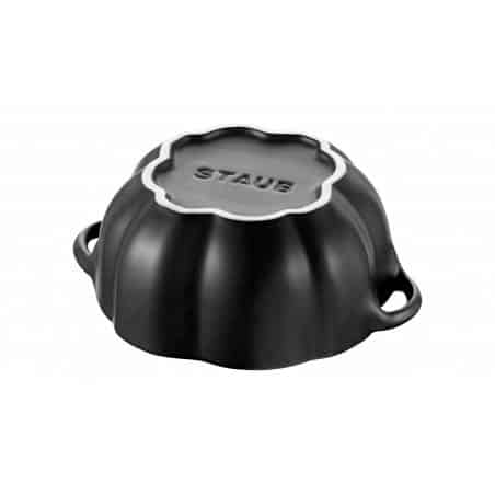 Staub black ceramic petite pumpkin cocotte - Mimocook