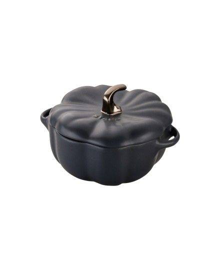 Staub black ceramic petite pumpkin cocotte | Staub | Mimocook