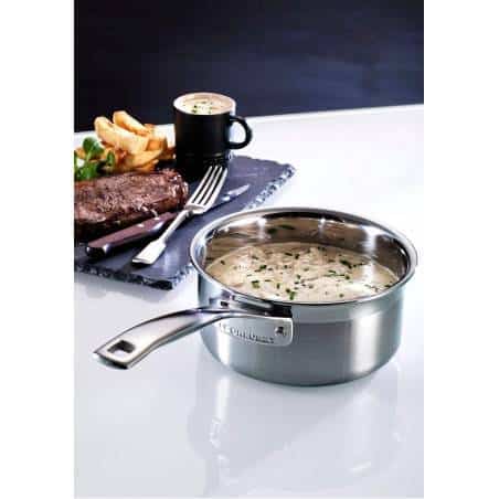 Conjunto de 3 tachos em inox da Le Creuset - Mimocook