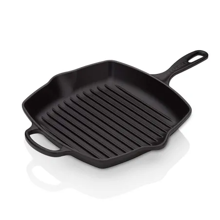 Le Creuset Square Skillet Grill Pan Enamelled Cast Iron 26cm - Mimocook