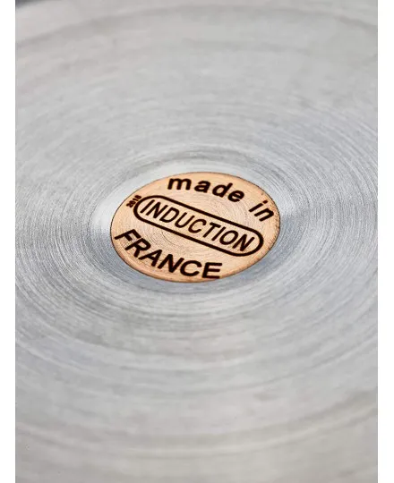 Panela baixa com asas em cobre e inox Prima Matera da De Buyer