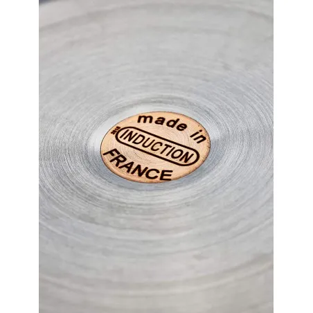 Panela baixa com asas em cobre e inox Prima Matera da De Buyer