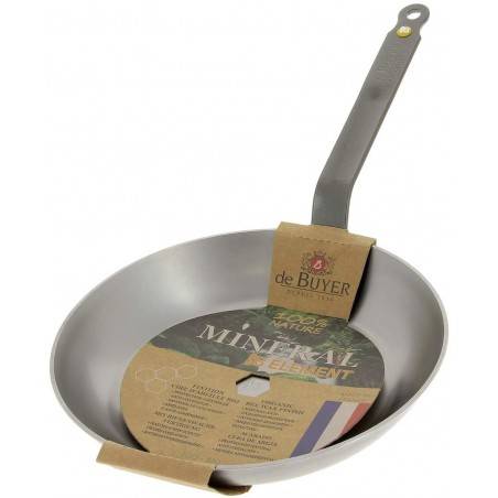 De Buyer Mineral B Element Round Frying Pan