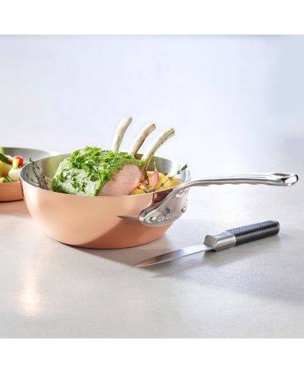 Prima Matera cazuela cónica de cobre y acero inoxidable de De Buyer | De Buyer | Mimocook