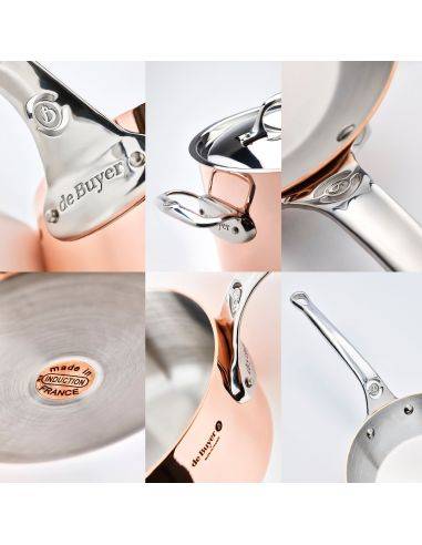 Cacerola de cobre y acero inoxidable Prima Matera de De Buyer MIMOCOOK -  Tienda Online