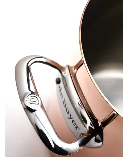 Panela 24cm em cobre e inox Prima Matera da De Buyer