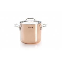 De Buyer Prima Mantera stockpot copperwith lid