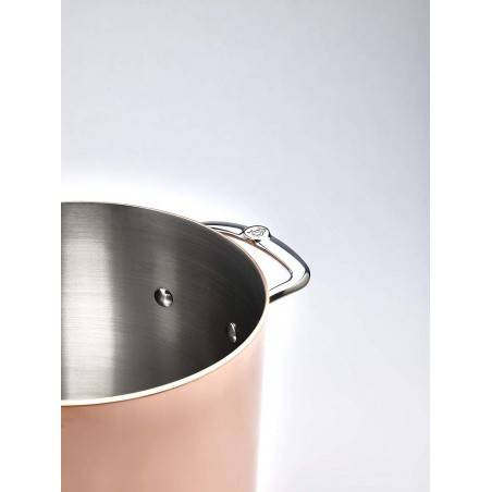 De Buyer Prima Mantera stockpot copperwith lid