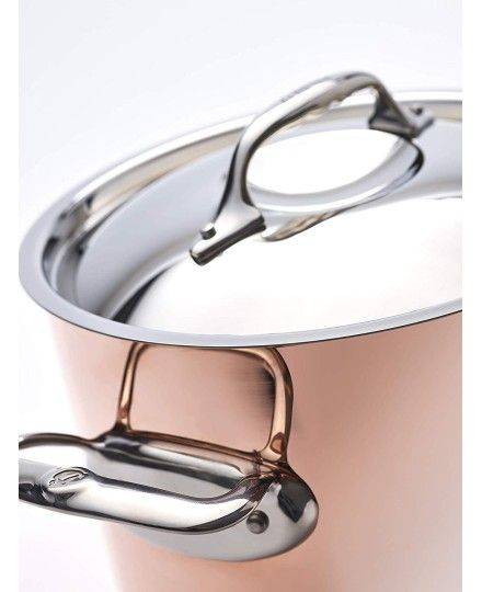 De Buyer Prima Mantera stockpot copperwith lid | De Buyer | Mimocook