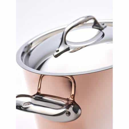 De Buyer Prima Mantera stockpot copperwith lid