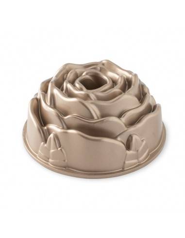 Nordic Ware Cast Aluminum Platinum Rose Bundt Pan - Mimocook