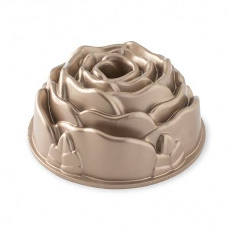 Nordic Ware Cast Aluminum Platinum Rose Bundt Pan - Mimocook