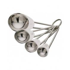 Conj. 4 colheres de medida inox da Kitchen Craf - Mimocook