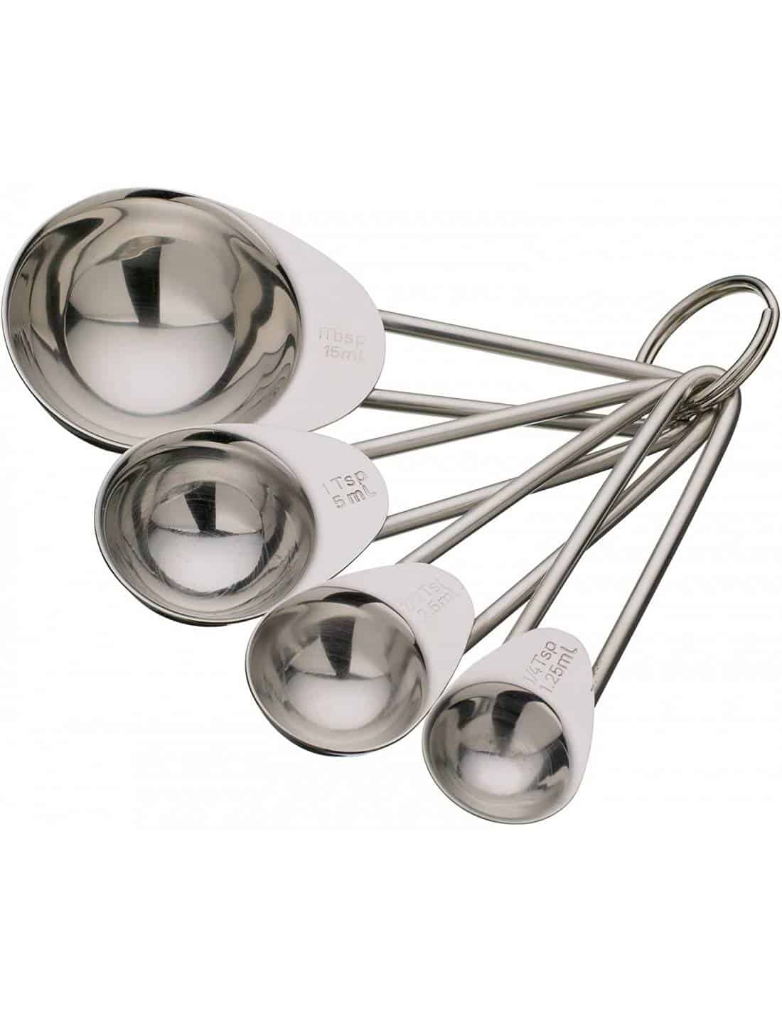 Kitchen Craft Cucharillas de acero inoxidable 4 unidades 