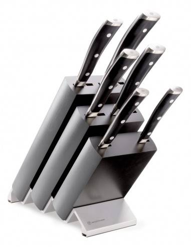 Wusthof Classic Ikon 6 Piece Knife Block Set - Mimocook