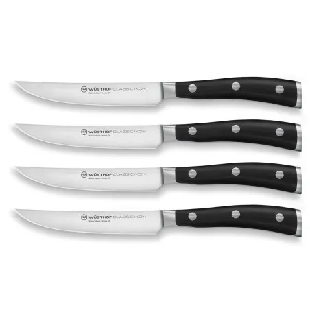Conjunto facas de bife Wusthof Classic Ikon - Mimocook