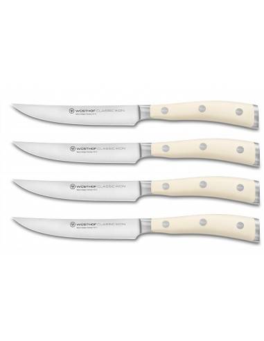 Wusthof Ikon Creme Steak knife set - Mimocook