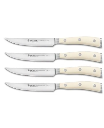 Wusthof Ikon Creme Steakmesser-Set - Mimocook