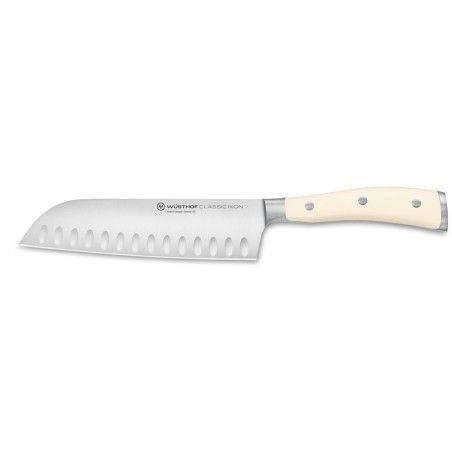 Wüsthof Classic Ikon Crème Santoku mit Kullenschliff 17 cm | Wusthof | Mimocook