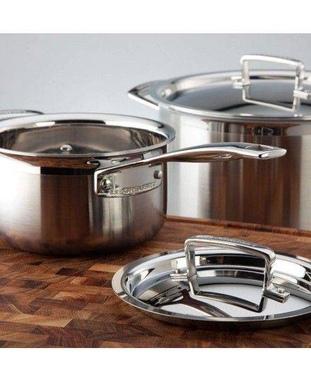 Le Creuset 5-teiliges Topfset aus 3-ply Edelstahl | Le Creuset | Mimocook