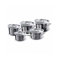 Le Creuset 3-Ply Stainless Steel Saucepan Set - 5 Pieces - Mimocook