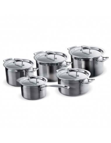 Le Creuset 3-Lagen-Edelstahl-Topfset - 5 Teile - Mimocook