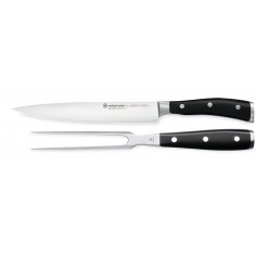 Wusthof Classic Ikon 2 pc. carving set - Mimocook