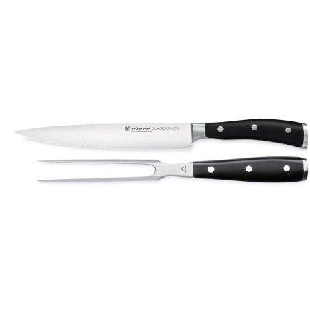 Wusthof Classic Ikon Tranchierbesteck mit 2 Artikeln | Wusthof | Mimocook