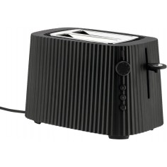 Alessi Plissé Toaster Black - Mimocook