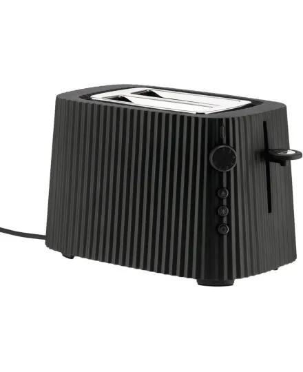 Alessi Plissé Toaster Black - Mimocook