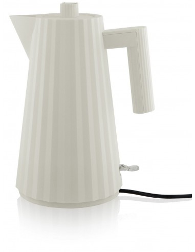 Alessi Plissé Electric Water Kettle white - Mimocook