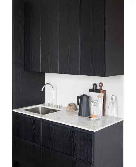 Alessi Plissé Elektrischer Wasserkocher Schwarz - Mimocook