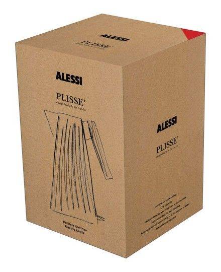 Hervidor eléctrico blanco de 1,7L Plissé Alessi | Alessi | Mimocook