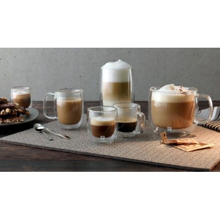 2er-Set Cappuccino-Gläser mit Henkel 450 ml ZWILLING Sorrento - Mimocook