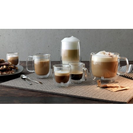 Set of 2 cappuccino glasses with handle 450 ml ZWILLING Sorrento - Mimocook