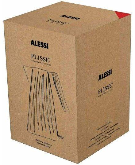 Alessi Plissé 1L Electric Water Kettle Red | Alessi | Mimocook
