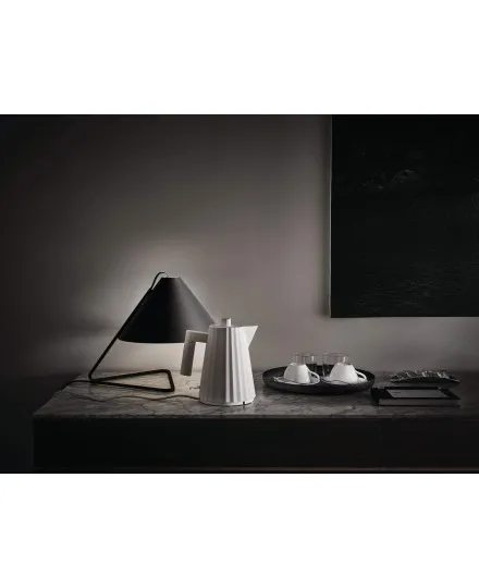 Alessi Plissé 1L Elektrischer Wasserkocher weiß - Mimocook