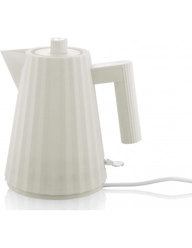 Alessi Plissé 1L Electric Water Kettle white - Mimocook