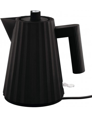 Alessi Plissé 1L Electric Water Kettle black - Mimocook