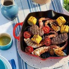 Le Creuset 30cm Cast Iron Deep Square Grill - Mimocook