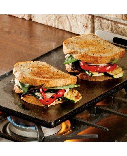 Grille en fer réversible 42x24cm de Logde | Lodge | Mimocook
