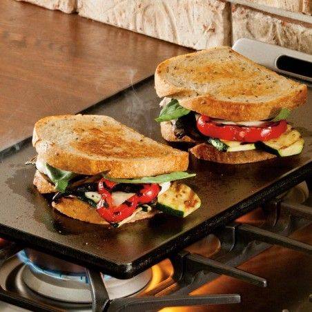 Lodge Wende-Grillplatte aus Gusseisen 42 × 24 cm | Lodge | Mimocook