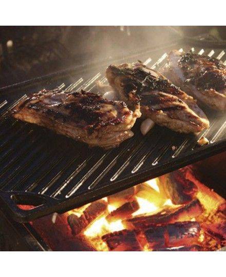 Grille en fer réversible 42x24cm de Logde | Lodge | Mimocook