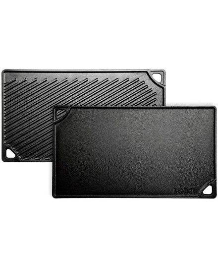 Lodge Wende-Grillplatte aus Gusseisen 42 × 24 cm | Lodge | Mimocook