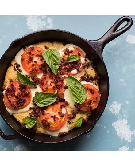 Frigideira redonda 26cm ferro fundido da Lodge - Mimocook