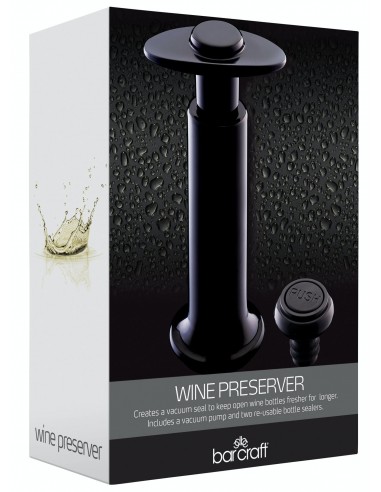 Kitchen Craft Bar Craft Connoisseur Deluxe Wine Preserver Set - Mimocook