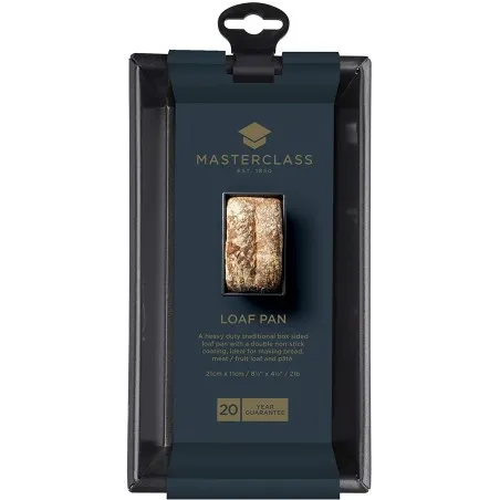 Kitchen Craft Master Class Non-Stick Box Sided Loaf Pan - Mimocook